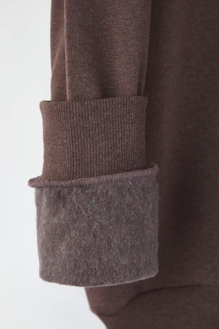 Sudadera oversize - Marrón