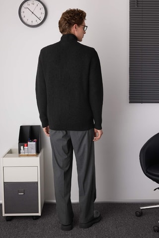 Cárdigan regular fit - Negro