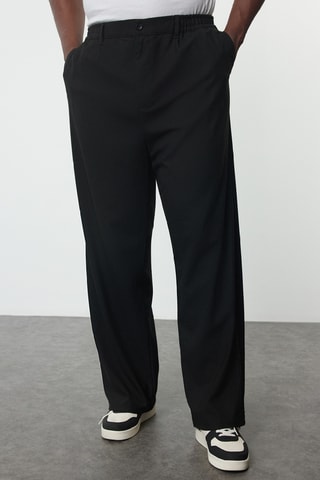 Pantalón wide leg - Negro