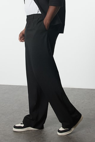 Pantalón wide leg - Negro