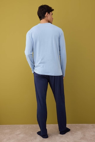 Pijama - Azul claro y azul marino