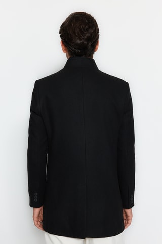 Abrigo slim fit - Negro