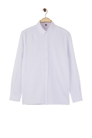 Camisa slim fit - Blanco