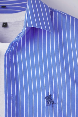 Camisa slim fit - Azul