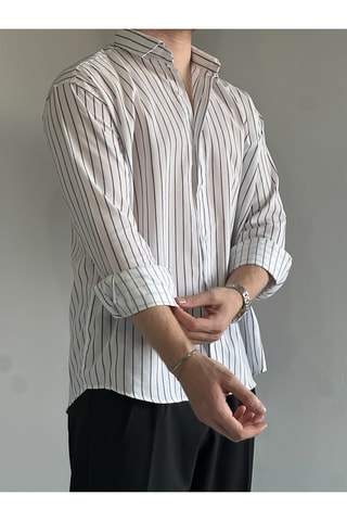 Camisa regular fit - Blanco