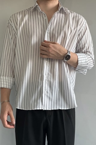 Camisa regular fit - Blanco