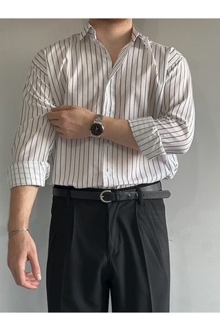 Camisa regular fit - Blanco