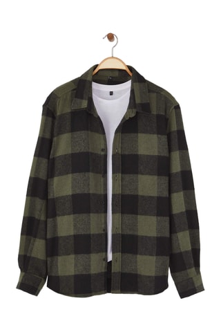 Camisa regular fit - Caqui