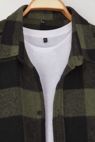 Camisa regular fit - Caqui