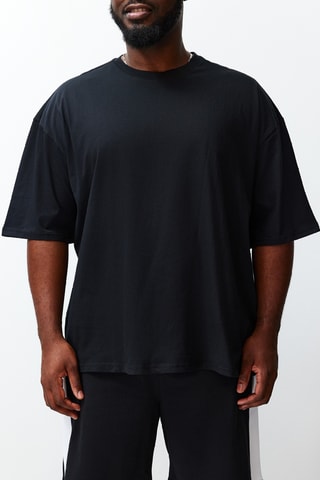 Camiseta oversize - Negro