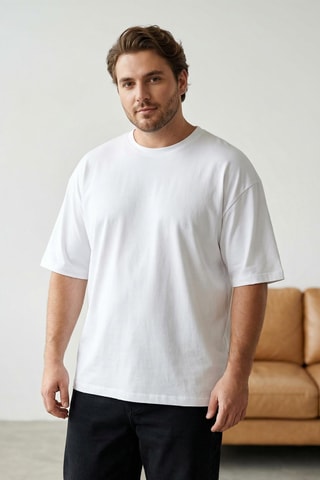 Camiseta oversize - Blanco