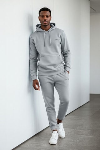 Sudadera y pantalón de chándal - Gris claro