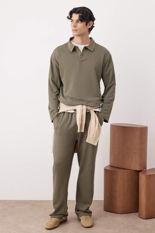 Polo y pantalón de chándal - Caqui