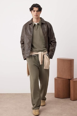 Polo y pantalón de chándal - Caqui