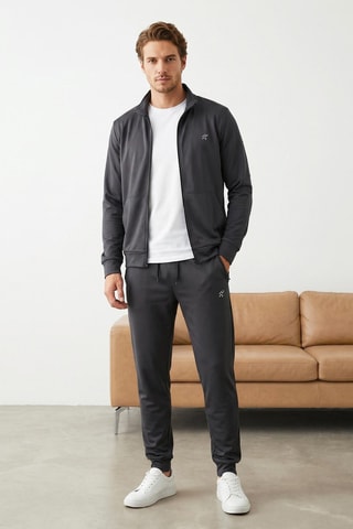 Chaqueta y pantalón de chándal - Gris oscuro