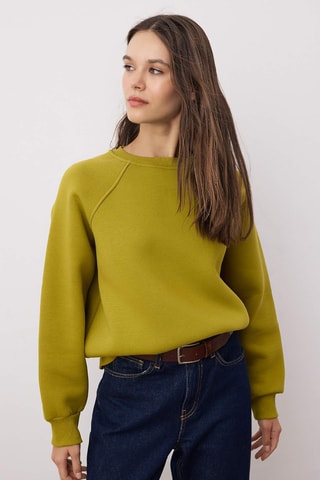 Sudadera relaxed - Verde