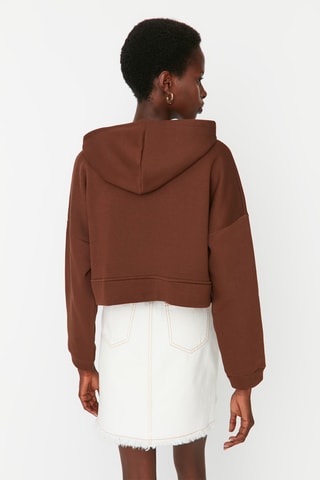 Sudadera con capucha - Marrón