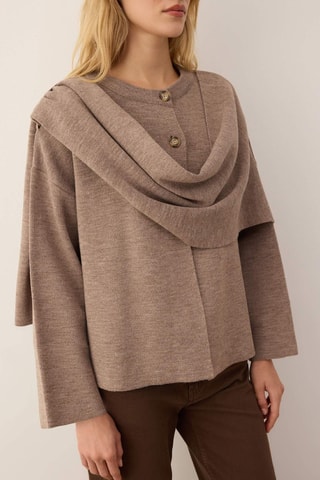 Cárdigan - Topo jaspeado