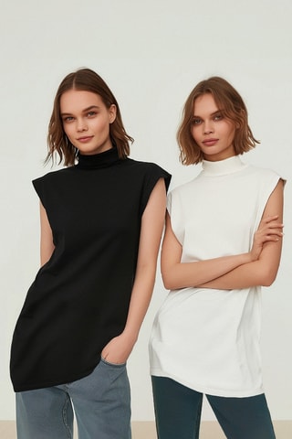 2 túnicas - Negro y blanco