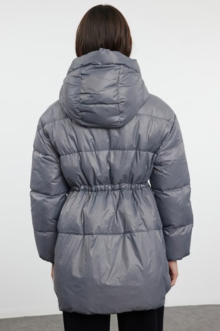 Anorak con capucha - Gris