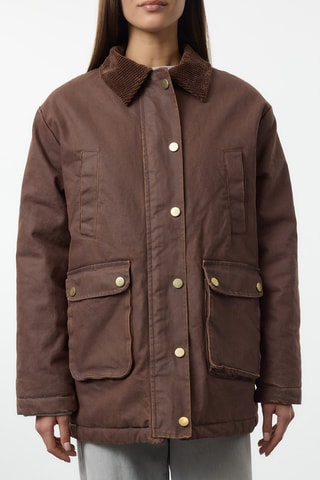 Chaqueta regular fit - Marrón