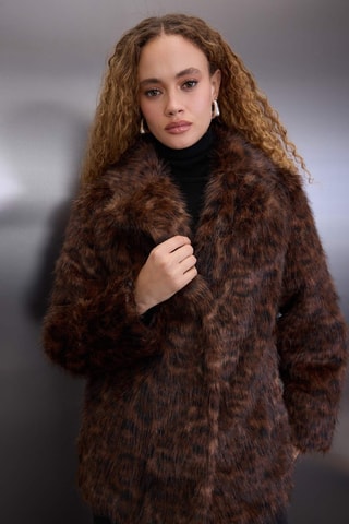 Abrigo oversize - Marrón