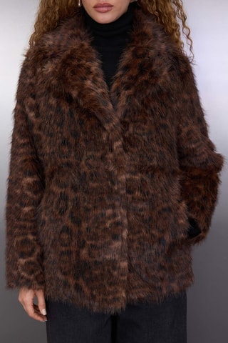 Abrigo oversize - Marrón