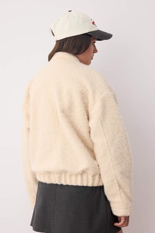 Cazadora regular fit - Crudo