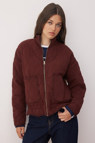 Chaqueta regular fit - Marrón