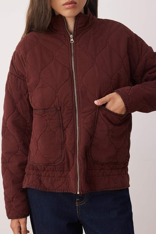 Chaqueta regular fit - Marrón