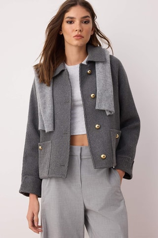 Chaqueta - Gris oscuro