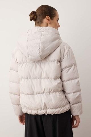 Anorak con capucha - Gris claro