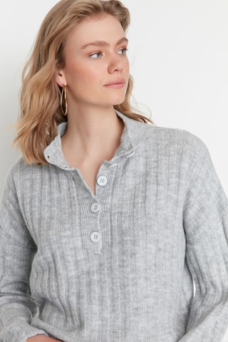 Jersey - Gris claro jaspeado