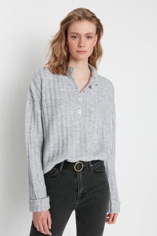 Jersey - Gris claro jaspeado