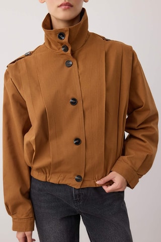 Abrigo regular fit - Marrón