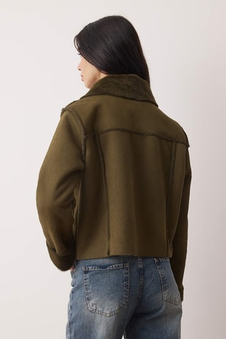 Cazadora regular fit - Caqui