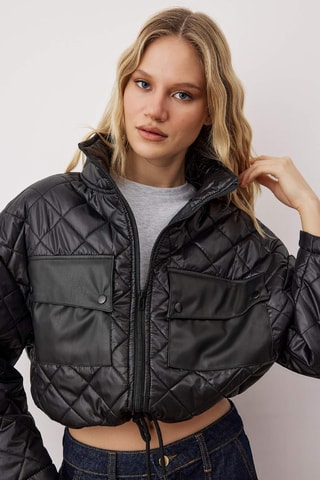 Chaqueta regular fit - Negro