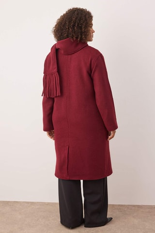 Abrigo oversize - Burdeos