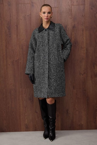 Abrigo oversize - Negro