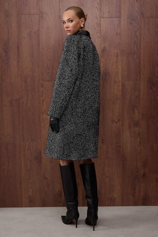 Abrigo oversize - Negro