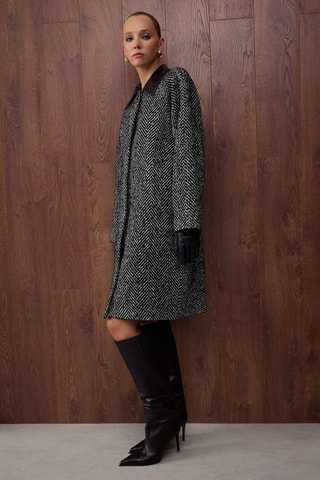 Abrigo oversize - Negro