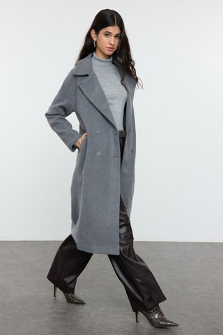 Abrigo oversize - Gris