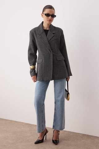 Abrigo - Gris oscuro