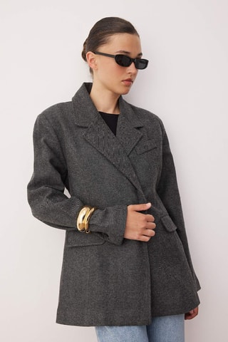 Abrigo - Gris oscuro
