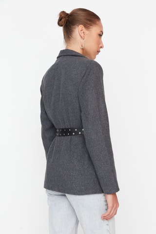 Blazer regular fit - Gris oscuro