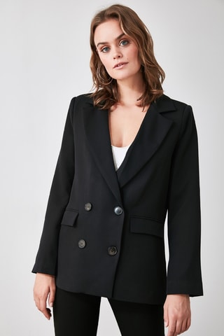 Blazer regular fit - Negro