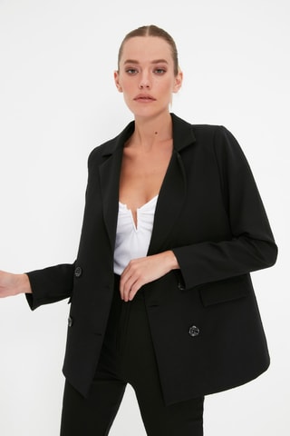 Blazer regular fit - Negro