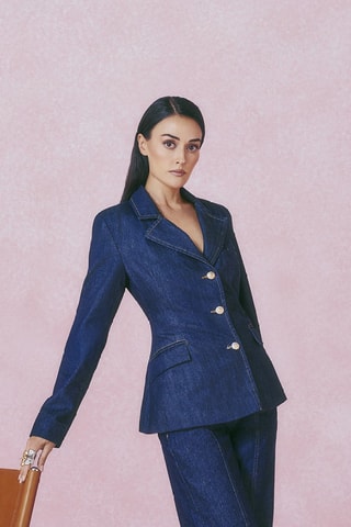 Chaqueta vaquera - Azul oscuro