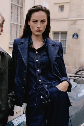 Chaqueta vaquera - Azul oscuro