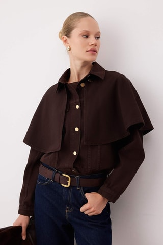 Chaqueta - Marrón oscuro